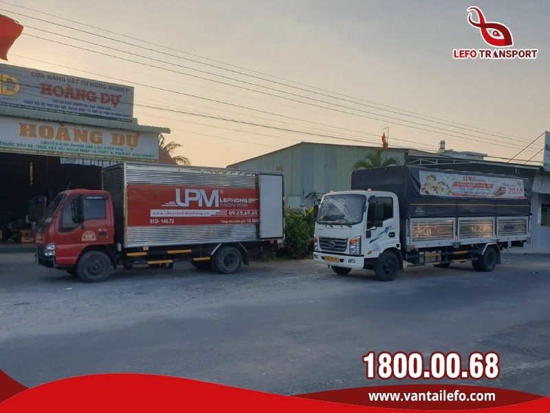 Loại xe tải vận chuyển cũng ảnh hưởng trực tiếp đến giá cước dịch vụ