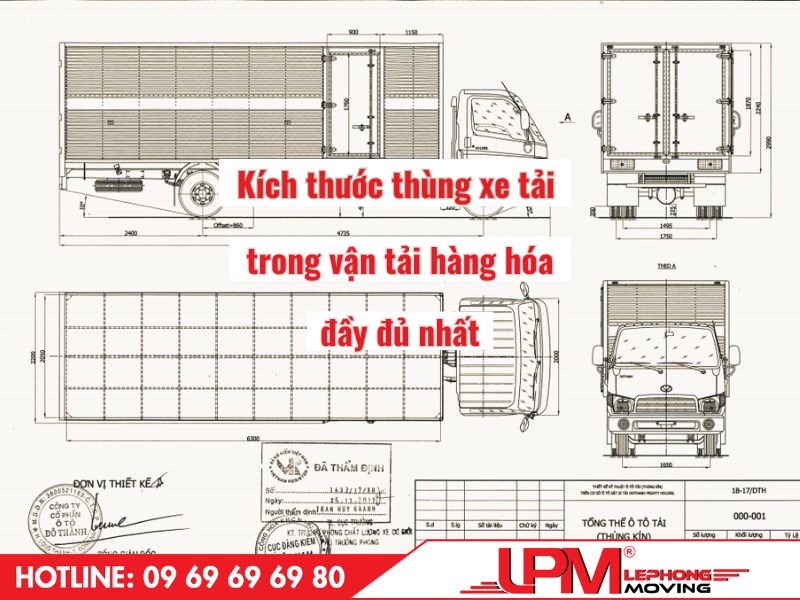 Kích thước thùng xe tải|Xe thùng kín có dạng hộp và cửa được bố trí ở bên hông hoặc phía sau thùng xe|Xe thùng lửng thường được thuê chở cát