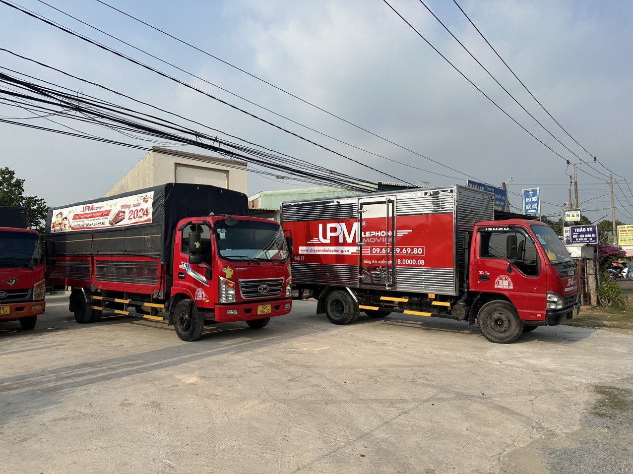 Xe tải chở hàng đa dạng mẫu mã của Vận Tải Lefo