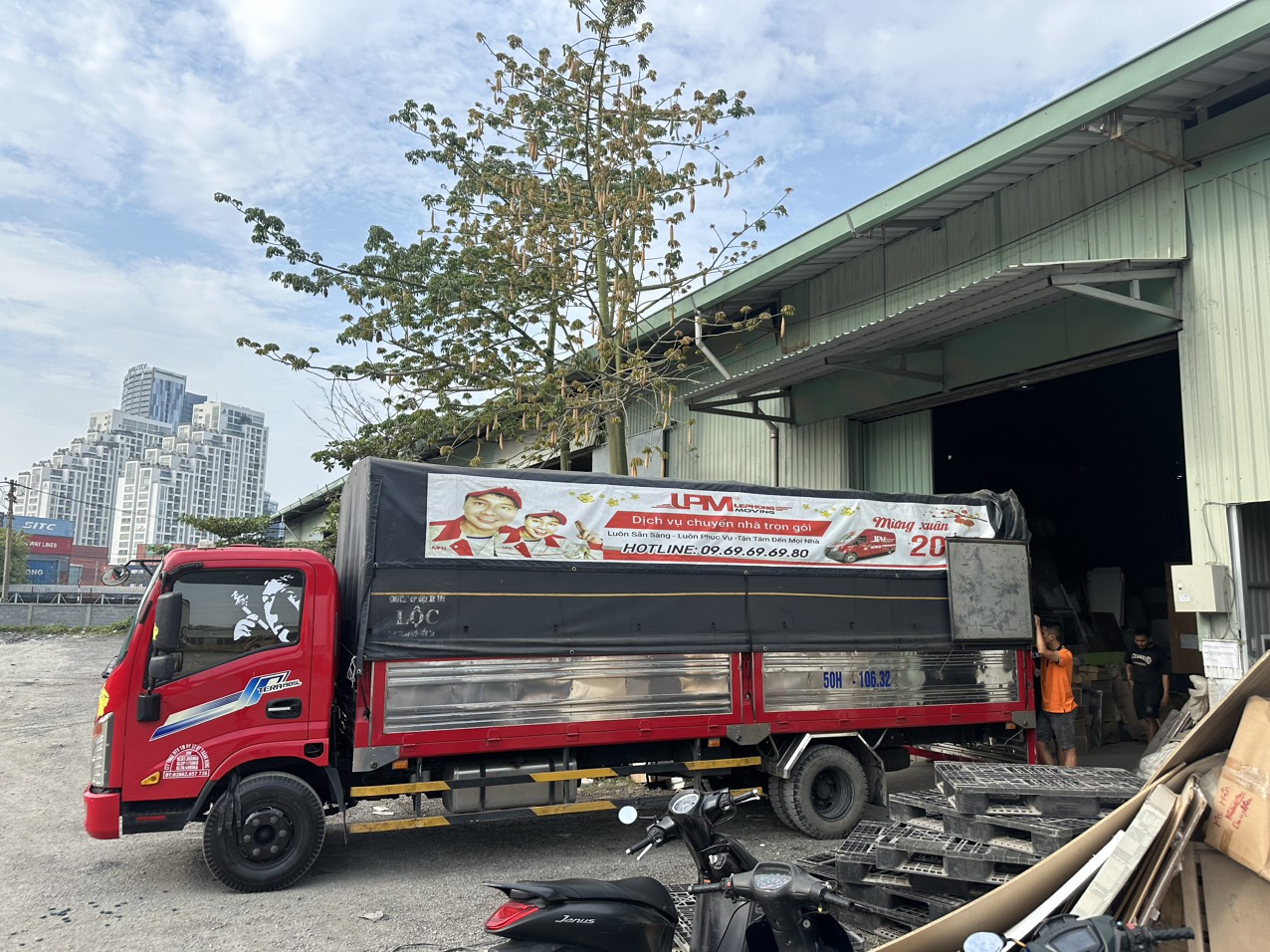 Vận Tải Lefo vận chuyển hàng hóa kho xưởng