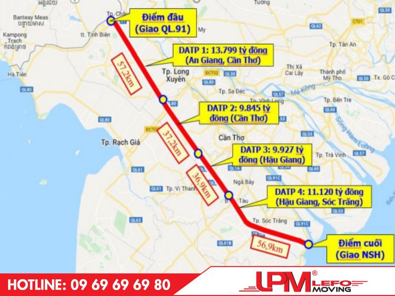 Cao tốc giúp rút ngắn thời gian vận chuyển nội tỉnh và các tỉnh miền Tây của chành xe Cần Thơ