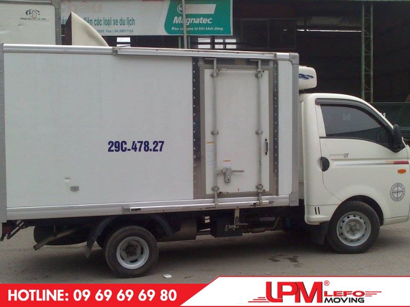 Hệ thống xe tải đông lạnh, xe tải thùng bảo ôn đa dạng