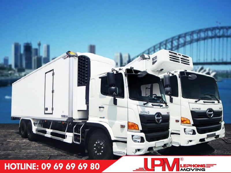 Xe container lạnh có thời gian vận chuyển ngắn và giúp thanh long giữ được độ tươi mới