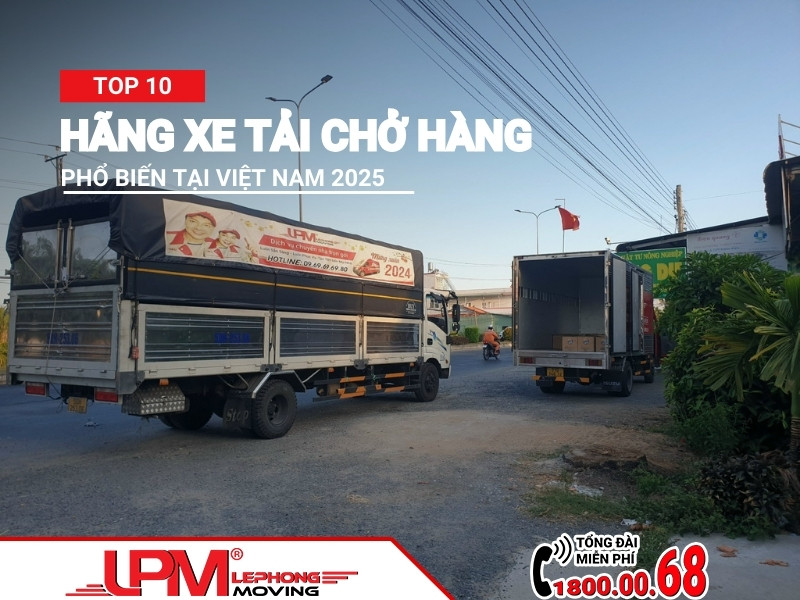 Top 10 các hãng xe tải phổ biến tại Việt Nam